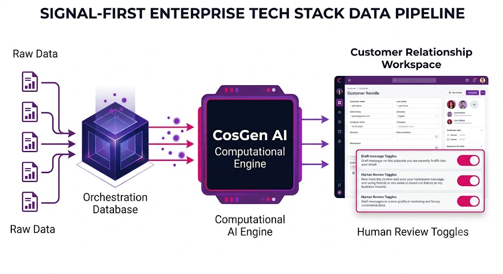 outbound data stack architecture